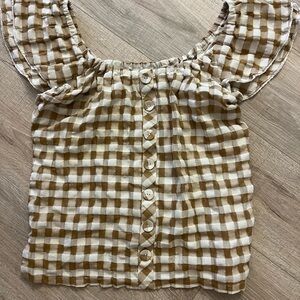 Matilda Jane Off Shoulder Enchanted Garden Shirt